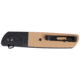 Columbia River Knife &amp; Tool Bamboozled, Folding Knife, Assisted Opening, 3.34" Drop Point Blade, D2 Blade Steel, 7.81" Overall Length, Oxide Finish, Black, Brown G10 Handle, Liner Lock, 5720B