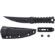 Columbia River Knife &amp; Tool HZ4, Fixed Blade Knife, 4.76" Trailing Point Blade, SK-5 Blade Steel, 8.88" Overall Length, Titanium Nitride Finish, Black, Black G10 Grips, Includes Sheath, 2924