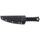 Columbia River Knife &amp; Tool HZ4, Fixed Blade Knife, 4.76" Trailing Point Blade, SK-5 Blade Steel, 8.88" Overall Length, Titanium Nitride Finish, Black, Black G10 Grips, Includes Sheath, 2924
