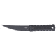 CRKT HZ4 Fixed Blade Knife, 4.76in, SK-5, Trailing Point, G10 Black Handle, 2924