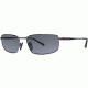 Columbia Sebago Lake Sunglasses - Frame Dark Gunmetal Gloss, Lens Color Smoke, Size 55/17mm CBSEBAGOLAKEPZ14