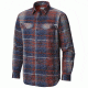 Columbia Silver Ridge Flannel Long Sleeve Shirt - Men's-Rust Red Ombre Plaid-Small