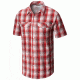 Columbia Silver Ridge Lite Plaid Short Sleeve Shirt - Mens, Red Spark Plaid, M 1711591696M