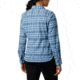 Columbia Silver Ridge Long Sleeve Flannel - Womens, Crystal Blue Plaid, Medium, 1740471484-M