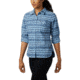 Columbia Silver Ridge Long Sleeve Flannel - Womens, Crystal Blue Plaid, Medium, 1740471484-M