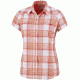 Columbia Silver Ridge Multi Plaid Short Sleeve Shirt - Women's-Light Coral Dob-X-Large
