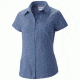 Columbia Silver Ridge Short Sleeve Shirt - Women's-Bluebell-Small