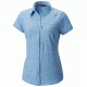 Columbia Silver Ridge Short Sleeve Shirt - Womens, Blue Sky, XS, 1443251989XS