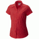Columbia Silver Ridge Short Sleeve Shirt - Womens, Red Camellia, XS, 1443251653XS