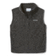 Columbia Steens Mt Fleece Vest, Charcoal Heather, 4T - Boys, 1620803030-4T