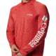 Columbia Terminal Tackle 1/4 Zip Jacket - Mens, Sunset Red, White, Small, 175682-683-S