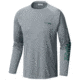 Columbia Terminal Tackle Long Sleeve Shirt - Men's, Cool Grey/Thyme Green Logo, Large, 1388261026-L