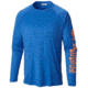 Columbia Terminal Tackle Long Sleeve Shirt - Men's, Vivid Blue, Jupiter Logo, 2XL, Tall, 138826-491-2XT
