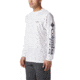 Columbia Terminal Tackle Long Sleeve Shirt - Mens, White, Nightshade Logo, 2XL, Long Inseam, 138826-114-2XT
