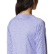 Columbia Tidal Tee II Long Sleeve Shirt - Womens, Fairytale/White Logo, Small, 1577661526Frtl,WhtLgS