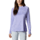 Columbia Tidal Tee II Long Sleeve Shirt - Womens, Fairytale/White Logo, Small, 1577661526Frtl,WhtLgS