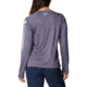 Columbia Tidal Tee II Long Sleeve Shirt - Womens, Granite Purple/Stone Logo, 2XL, 1577661518GrntPrplStnLg2L