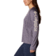 Columbia Tidal Tee II Long Sleeve Shirt - Womens, Granite Purple/Stone Logo, 2XL, 1577661518GrntPrplStnLg2L