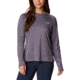 Columbia Tidal Tee II Long Sleeve Shirt - Womens, Granite Purple/Stone Logo, 2XL, 1577661518GrntPrplStnLg2L