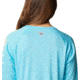 Columbia Tidal Tee II Long Sleeve Shirt - Womens, Opal Blue/Key West Logo, Medium, 1577661448OplBl,KyWstLgM