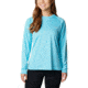 Columbia Tidal Tee II Long Sleeve Shirt - Womens, Opal Blue/Key West Logo, Medium, 1577661448OplBl,KyWstLgM