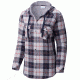 Columbia Times Two Hooded Long Sleeve Shirt - Women's-Nocturnal Plaid-Small