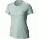 Columbia Titan Ice Short Sleeve Shirt - Women's-Sea Ice Heather/Teal-Small