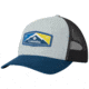 Columbia Trail Evolution II Snap Back Hat - Unisex, Cool Grey, Petrol Blue Patch, One Size, 1840151019-One Size