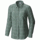 Columbia Trail On Long Sleeve Shirt - Women's-Dusty Green Plaid-Small