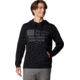 Columbia Trek Graphic Hoodie - Men's, Black/Treeline Flag Graphic, 2XL, 2018491014-XXL