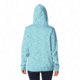 Columbia Trek Graphic Hoodie - Womens, Aquamarine/Scripted Brand, Large, 1959881481A