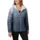 Columbia Voodoo Falls 590 TurboDown Hdd Jacket - Womens, Tradewinds Grey Gradient Print, Extra Small, 1682891032-XS
