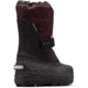 Columbia Youth Powderbug Plus II Print Winter Boots - Kids, Black, Blood Orange, Medium, 2, 1637881017-2