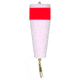 Comal Floats Reddi Popping Float Weighted w/Swivel Red/Wht 3in, 25WR3