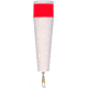 Comal Floats Reddi Popping Float Weighted w/Swivel Red/Wht 5in, 25WR5