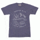 Compas Life Forever Wild T-Shirt, Navy Heather, Medium, CFA17SS003-M-DBLU