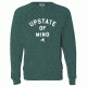 Compas Life Upstate of Mind Crew Fleece, Moss Heather, Extra Large, CFA17KT001-XL-MHTH