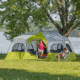Core Equipment 12 Person Instant Cabin Tent, Green/Gray, 18 x 10 ft, 40027