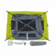 Core Equipment 6 Person Instant Cabin Tent with Awning, Green/Gray, 11 x 9 ft, 40059