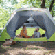 Core Equipment 6 Person Instant Cabin Tent with Awning, Green/Gray, 11 x 9 ft, 40059