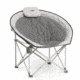 Core Equipment Oversized Padded Round Chair, Gray, 37 x 34 x 35 in, 40025