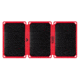 Core Third Maasai 18 Solar Charger, Black/Red, Hyperlon, 1 Year Mfg Warranty, COR-81814
