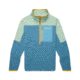 Cotopaxi Abrazo Half-Zip Fleece Jacket - Mens, Aspen/Blue Spruce, Small, DOR-F23-ASPBSP-M-S