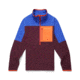 Cotopaxi Abrazo Half-Zip Fleece Jacket - Mens, Blue Violet/Wine, Extra Small, DOR-F23-BVWI-M-XS