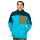 Cotopaxi Abrazo Half-Zip Fleece Jacket - Mens, Deep Ocean &amp; Mineral Blue, Large, DOR-S22-DOMB-M-L