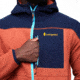 Cotopaxi Abrazo Half-Zip Fleece Jacket - Mens, Maritime/Spice, 3XL, DOR-S22-MTMSPC-M-XXXL