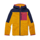 Cotopaxi Abrazo Hooded Full-Zip Fleece Jacket - Womens, Maritime/Amber, Extra Large, DRFZ-F22-MTAMB-W-XL