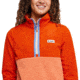 Cotopaxi Amado Fleece Pullover - Womens, Canyon &amp; Nectar, Extra Large, AMFJ-S23-CYNNT-W-XL