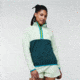 Cotopaxi Amado Fleece - Womens, Lichen &amp; Deep Ocean, Extra Large, AMFJ-S22-LIDO-W-XL