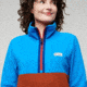 Cotopaxi Amado Fleece - Womens, Saltwater/Spice, Large, AMFJ-F22-SWSPC-W-L